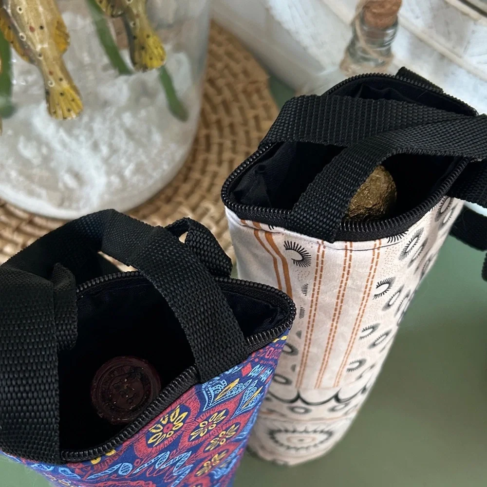 Quilted Wine Bags New set of 2